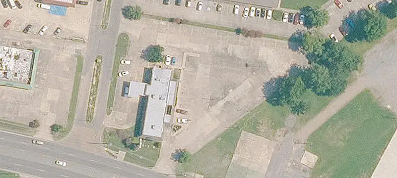 Vacant Corner Restaurant Building