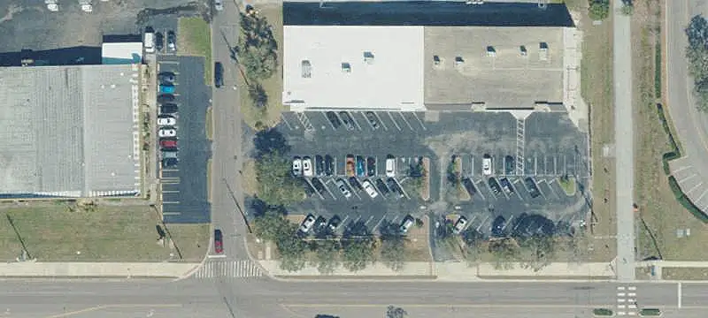 Retail Space with Pylon Signage