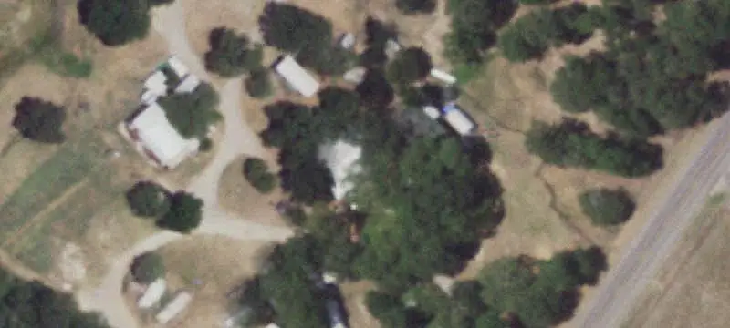 Shaded RV Park With Apartments