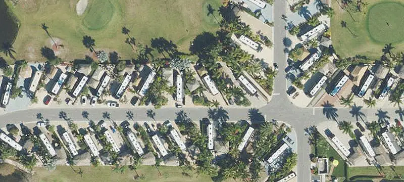 Recreation Land with Tiki Structures