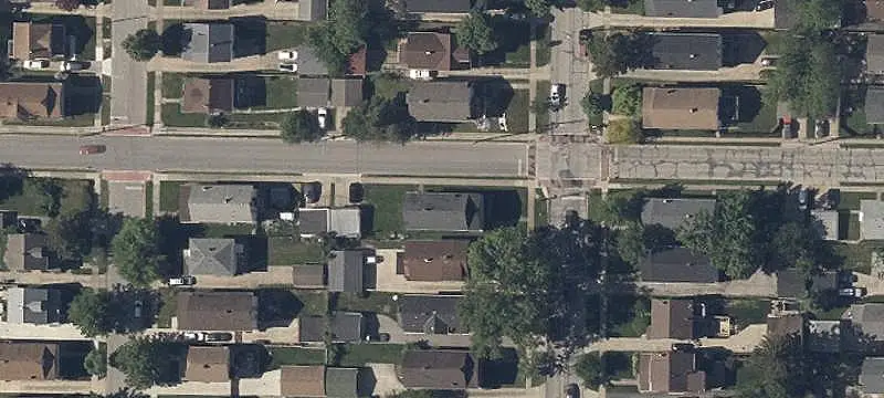 Updated Corner-Lot Duplex
