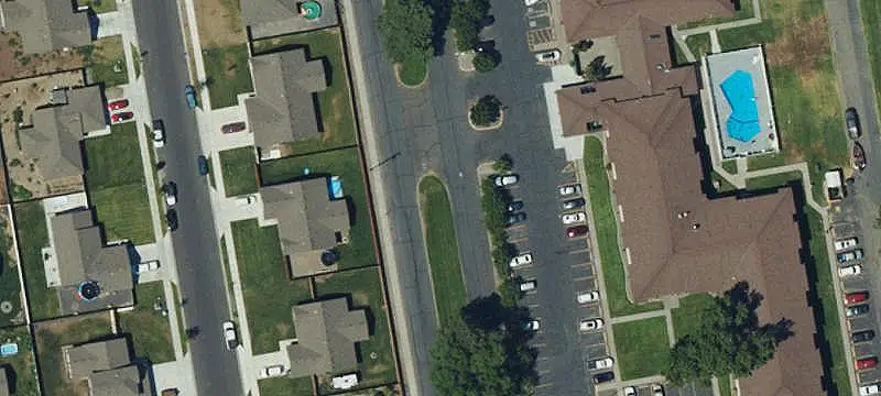 Church Building Across from Golf Course
