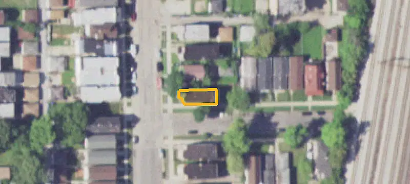 Gutted Duplex Building