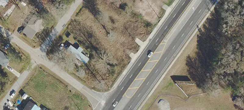 Commercial Land with Sidewalks