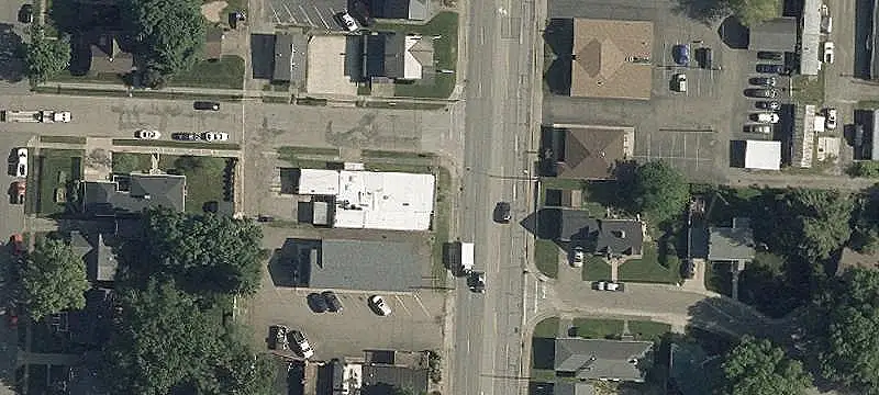 Corner-Lot Mixed-Use Building