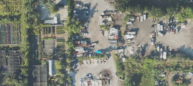 Fenced Commercial Land