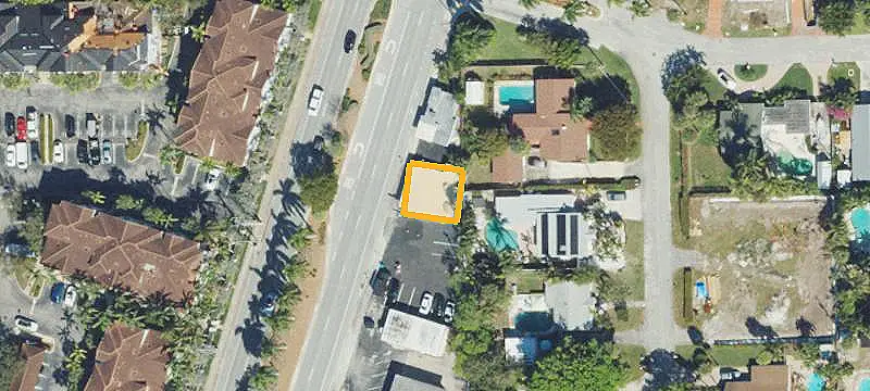 Fenced Commercial Land
