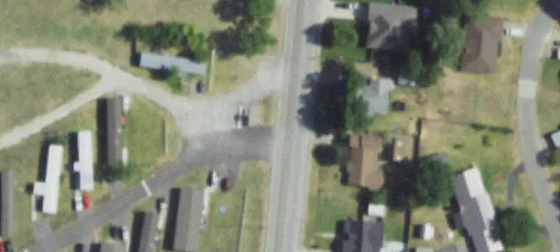 Mobile Home Park with Improved Roads