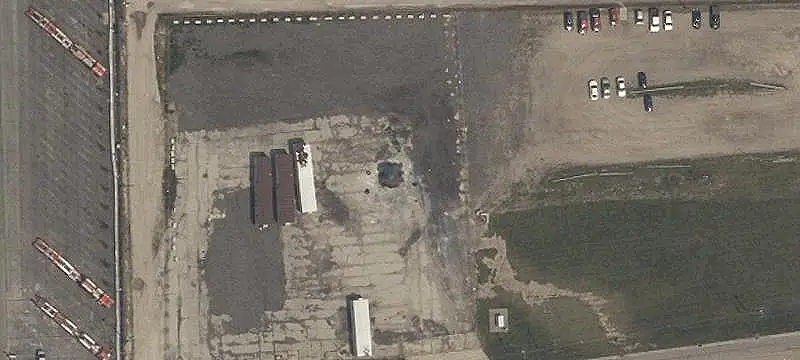 Fenced Industrial Land
