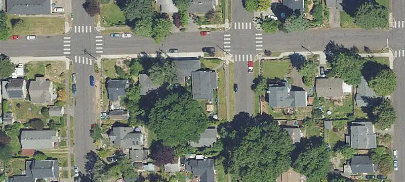 Corner-Lot Duplex with Two-Car Garages