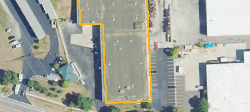 Manufacturing Building with Cranes