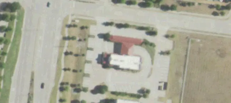 Drive-Through Restaurant with Double Lanes