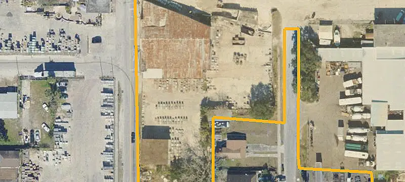 Fenced Industrial Warehouse Property