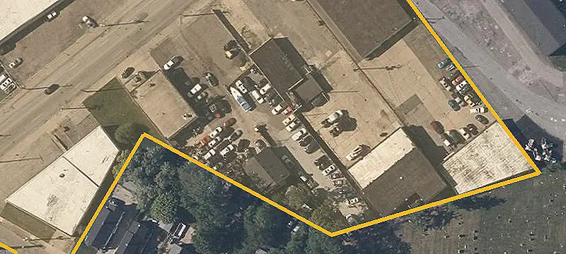 Industrial Warehouse with Cranes
