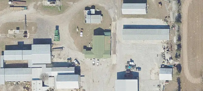 Fenced Agricultural Farmland