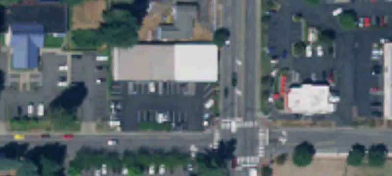 Shopping Center with End-Cap Space