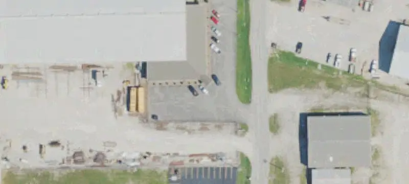 Manufacturing Building with Fenced Yard