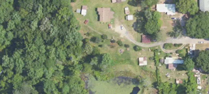 School Campus with Two Buildings