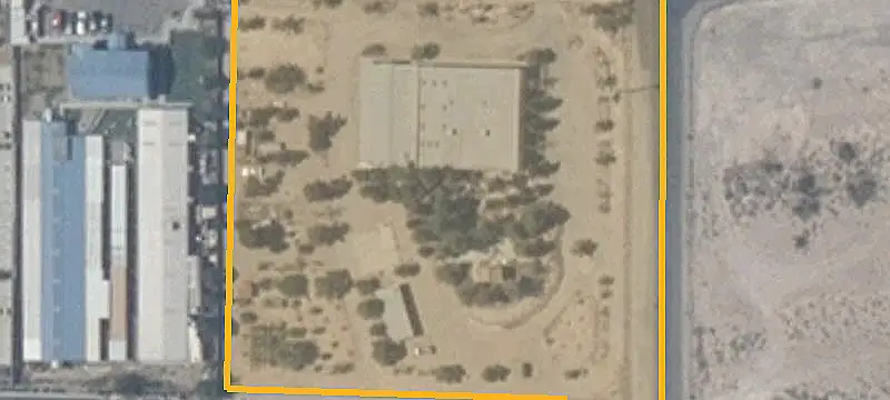 Fenced Commercial Land