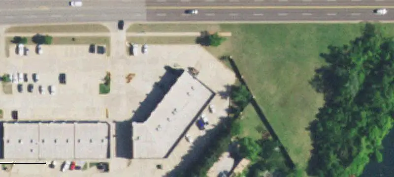 Shopping Center with Monument Sign