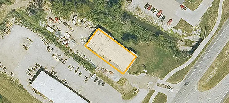 Warehouse with Overhead Door