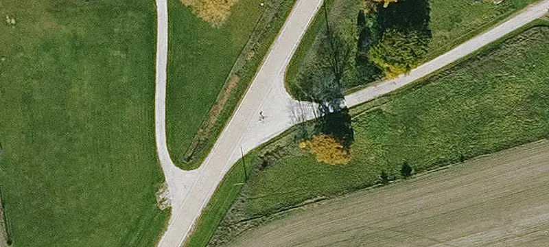 Agricultural Land Along County Road
