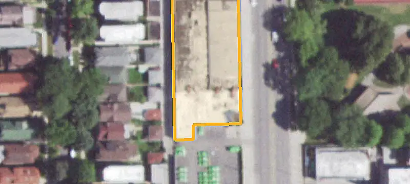 L-Shaped Shopping Center