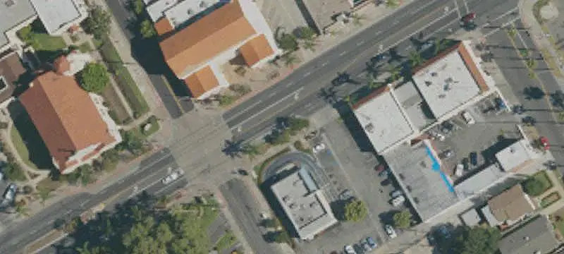Signalized Corner Office Building