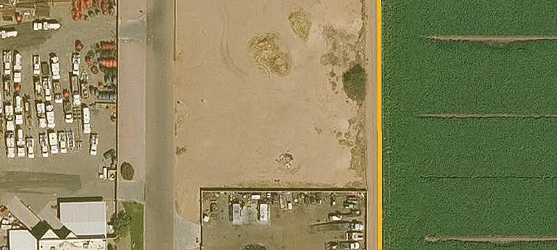 Fenced Industrial Land