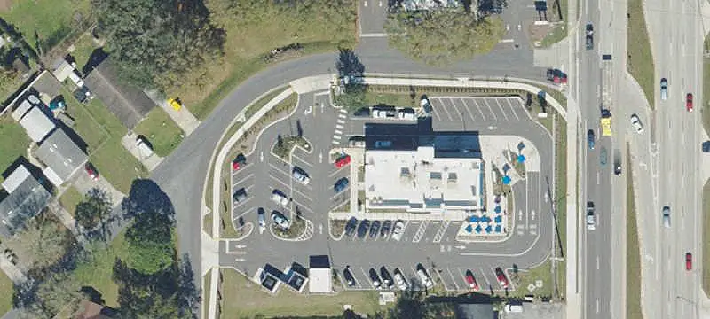 New Gas Station with Canopy