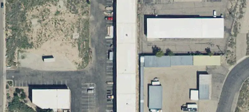 Open Warehouse with Overhead Door