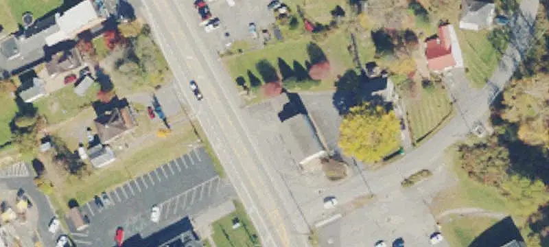 Mixed-Use Building Along Commercial Corridor