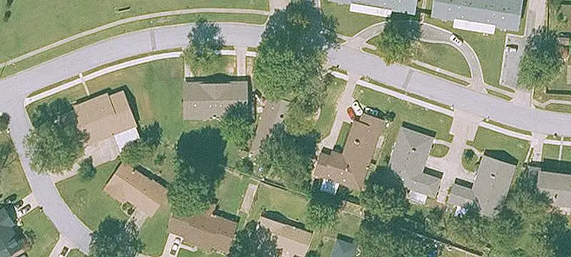 Brick Duplex with Attached Garages