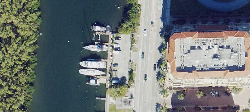 Marina Slip with Electric Boat Lift
