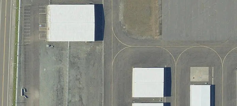 Aircraft Hangar with Office