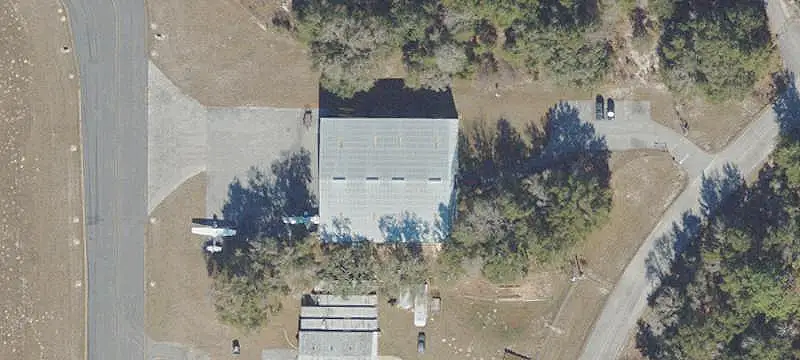 Aircraft Hangar With Runway Access