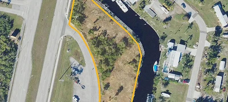 Commercial Land with Canal Frontage