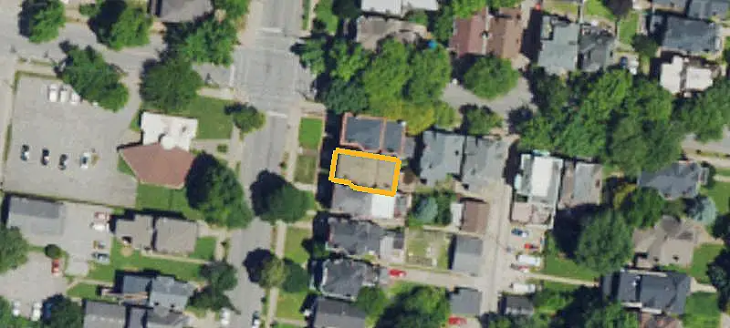 Three-Story Brick Apartment Building