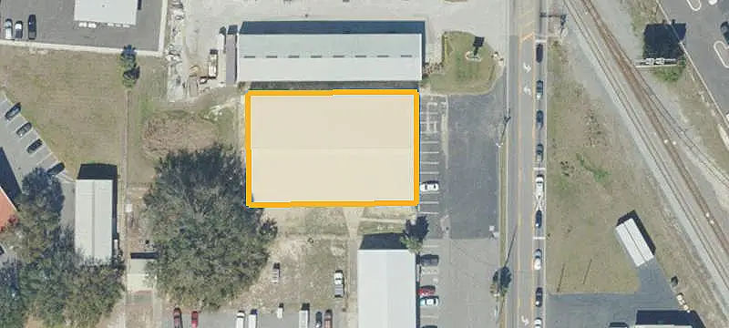 Fenced Industrial Storage Land