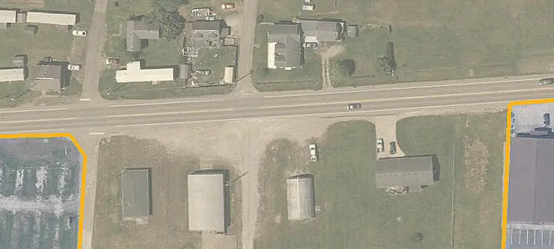Campground With Commercial Buildings