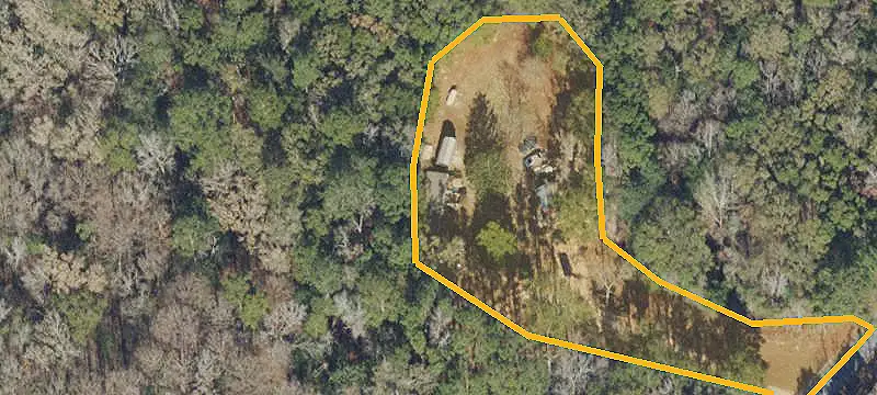 Cleared Land With RV Setup