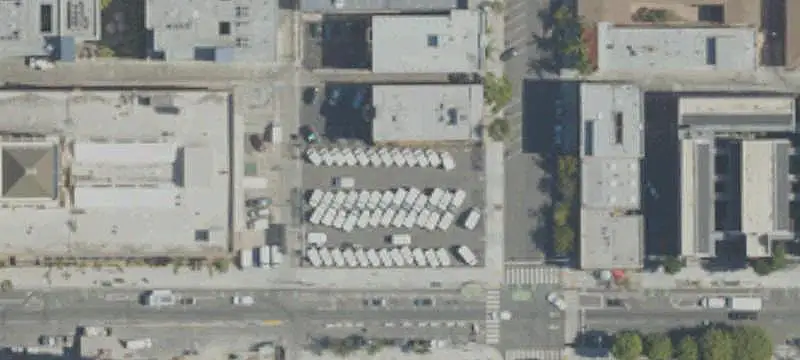 USPS Truck Parking Lot