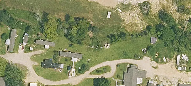 Mobile Home Park With Tiny Home
