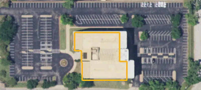 Office Building with New Roof