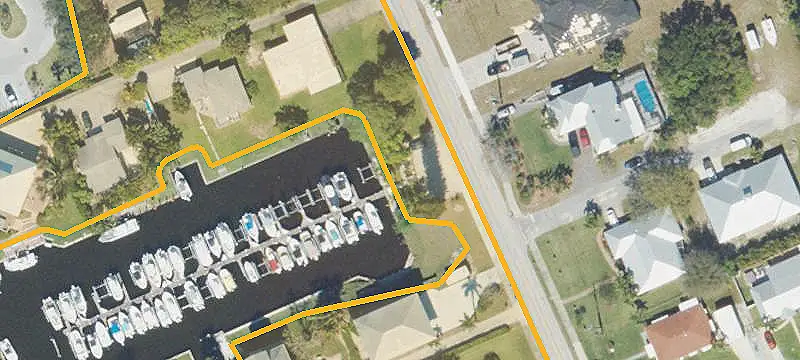 Protected Marina Boat Slip