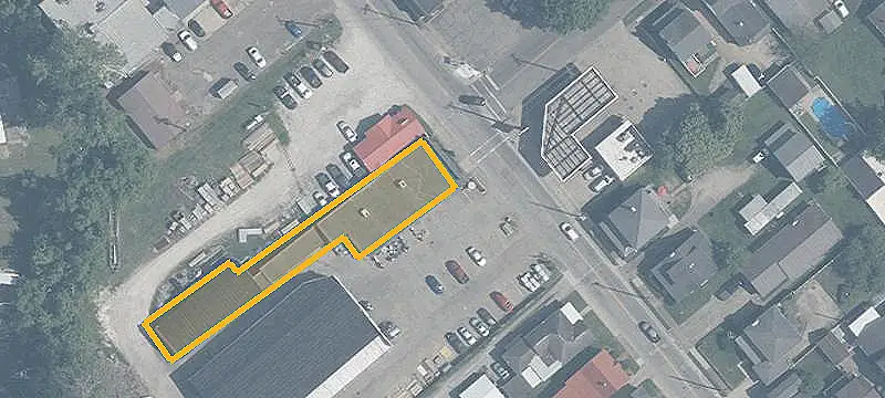 Storefront Property with Storage Buildings