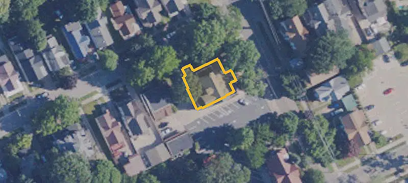 Brick Office Building with Parking