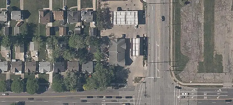 Vacant Gas Station With Store