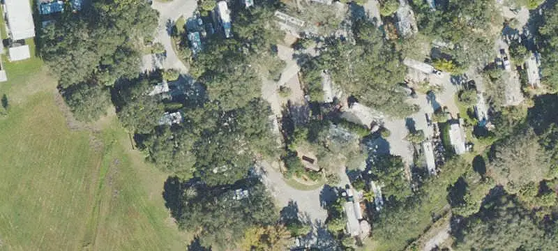 RV Lot with Stamped Concrete