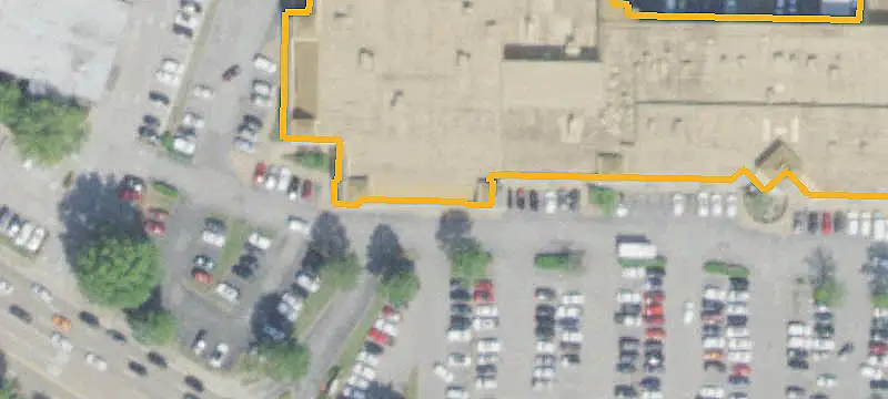 Mixed-Use Center Near Signalized Intersection